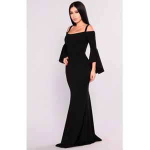 FASHION NOVA 
Fascination Off Shoulder Dress